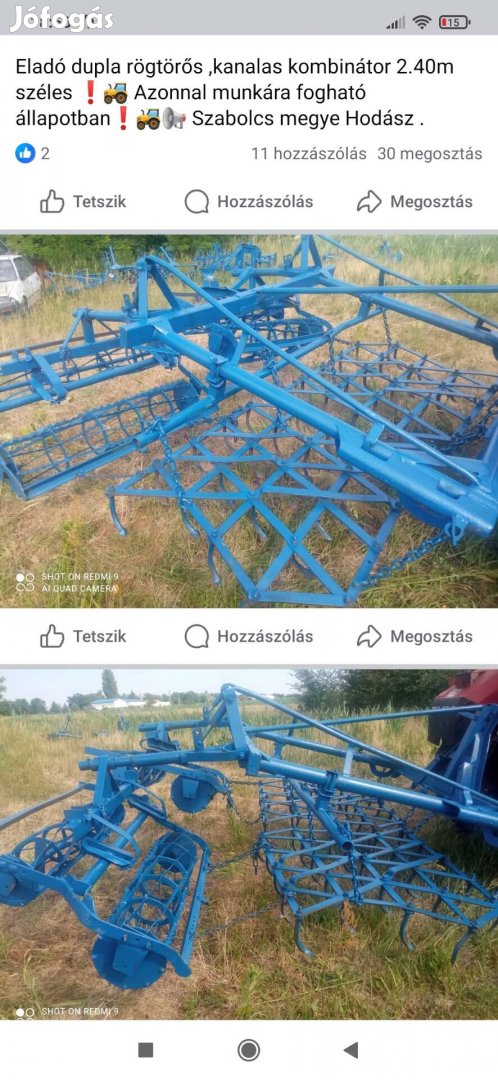 Eladó kombinator azonnal munkára fogható 