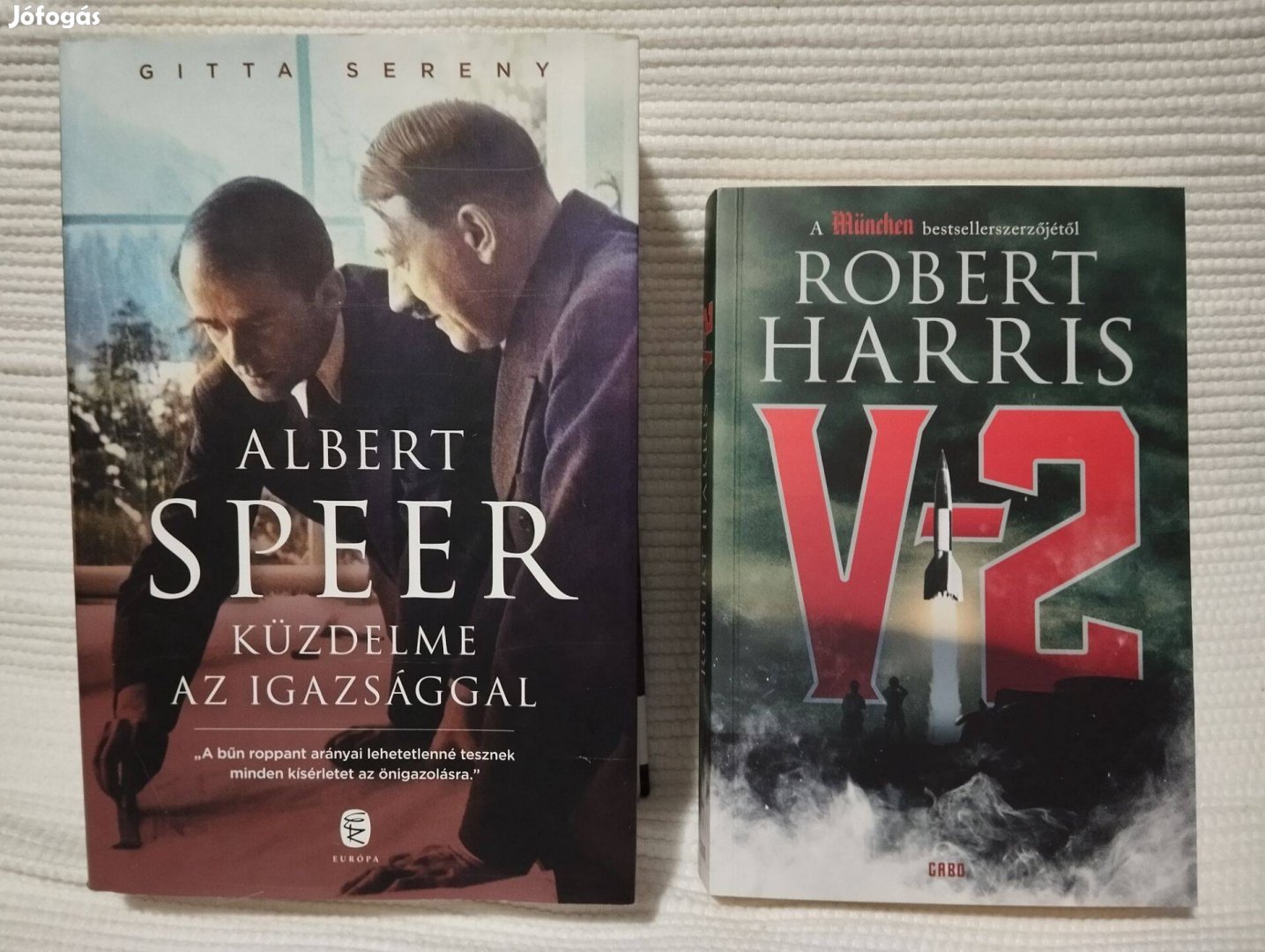 Eladó könyvek 2. világháborús téma -Albert Speer, V-2,