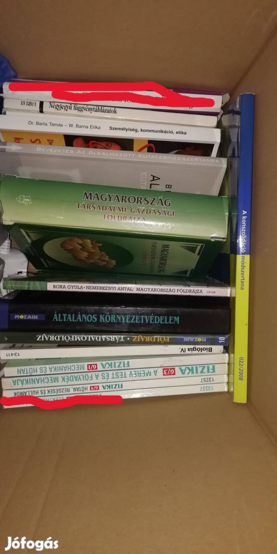 Eladó könyvek (földrajzi, fizikai, pénzügyi, egyéb)