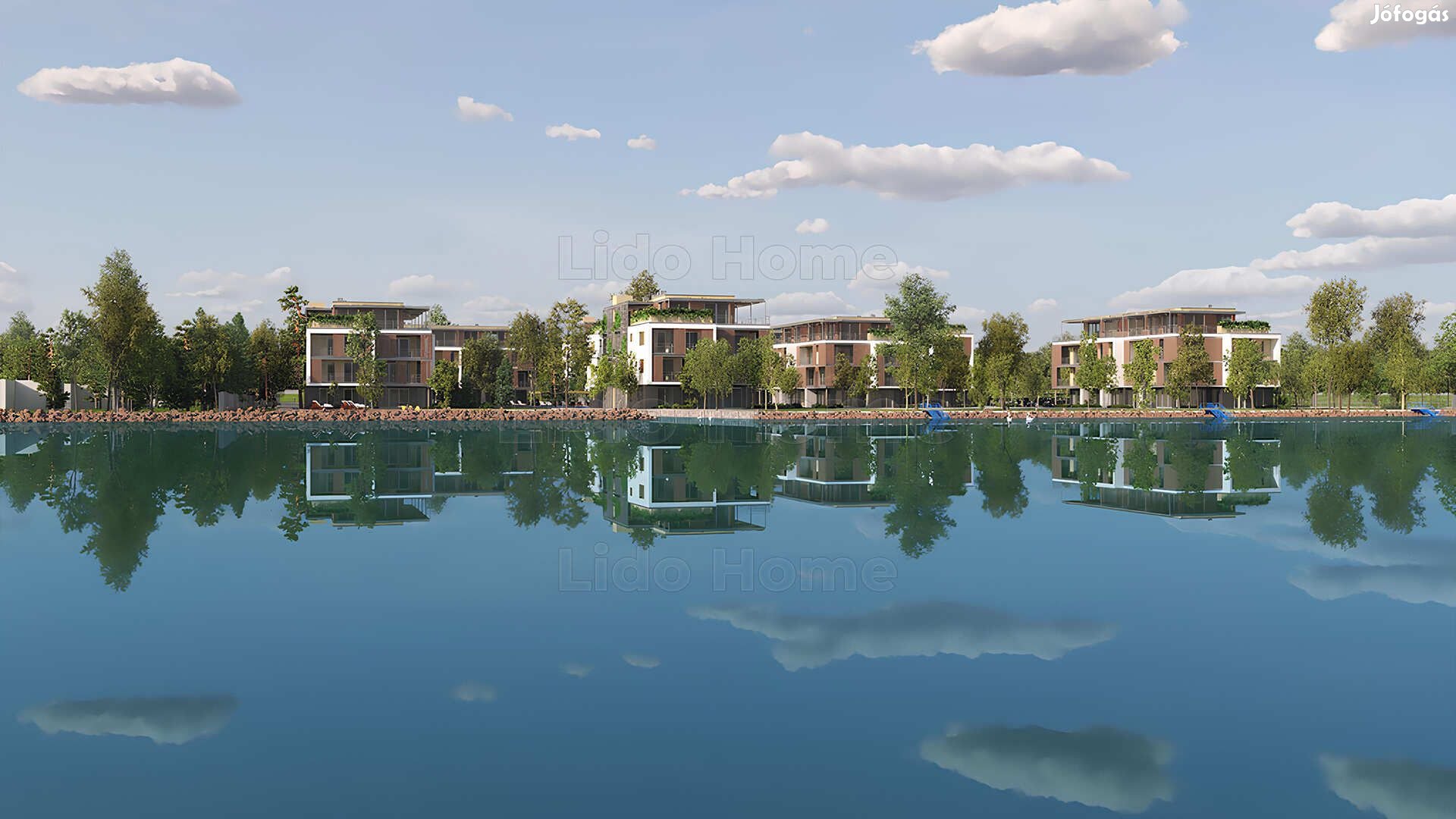Eladó közvetlen vízparti prémium lakások Balatonszemesen!