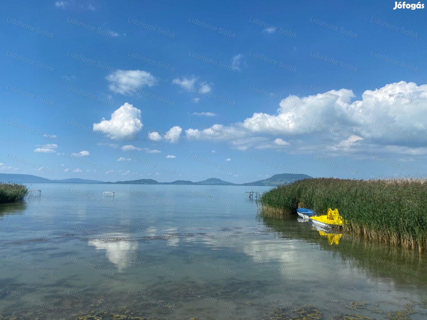 Eladó közvetlen vízparti terület Balatonfenyvesen!