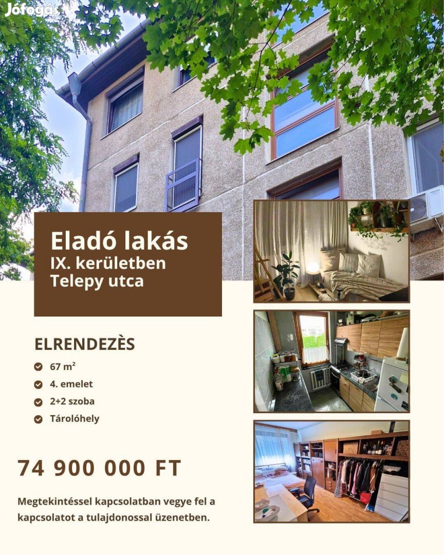 Eladó lakás 9. Kerúlet