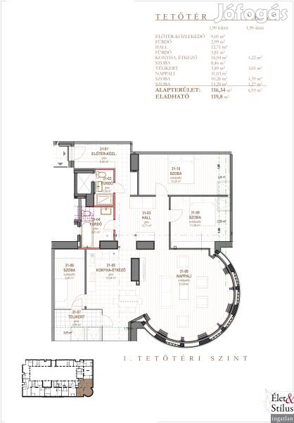 Eladó lakás, Budapest VI., 116 m2