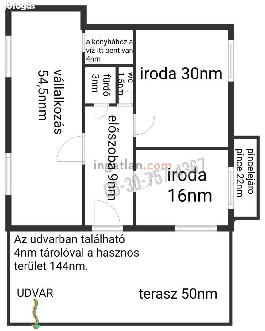 Eladó lakás, Vác Belváros, 49000000 Ft, 141 nm 1015_pl