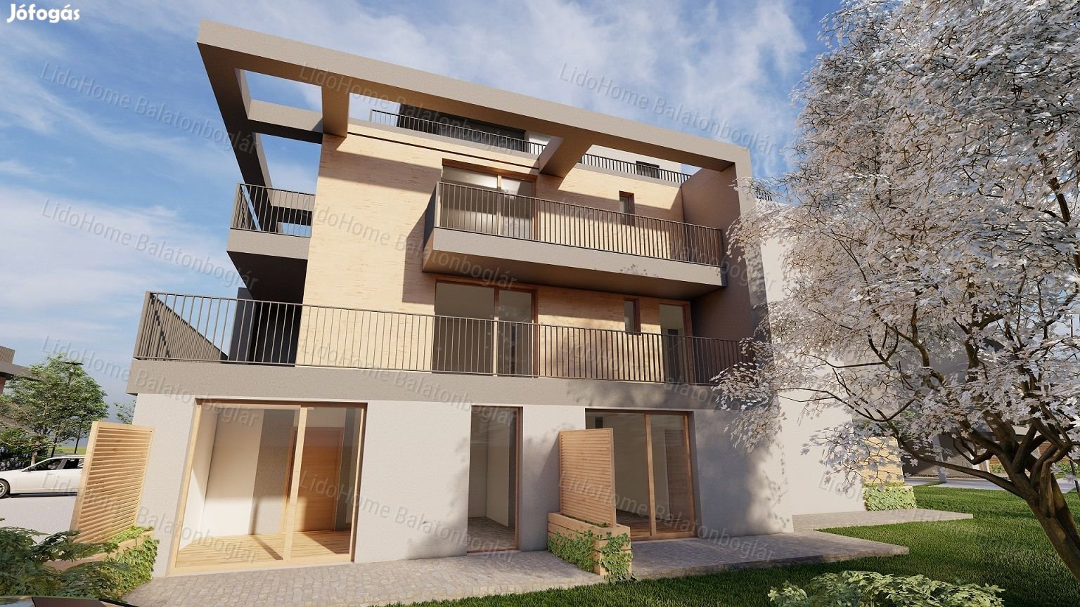 Eladó lakások új építésű, modern vízközeli társasházban