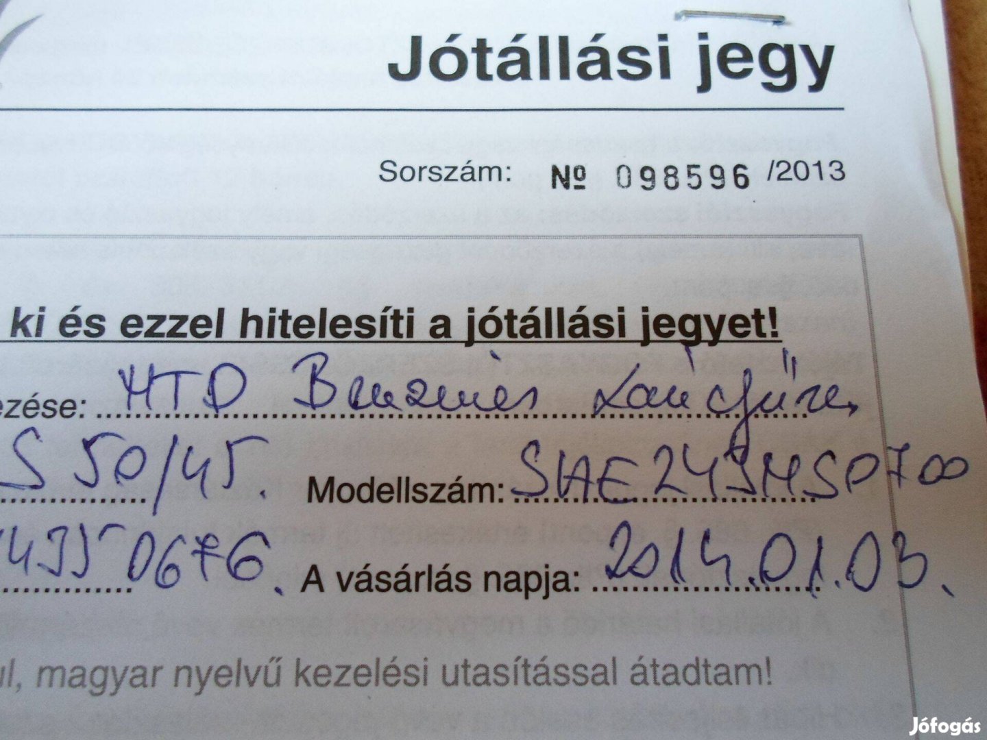 Eladó láncfürész