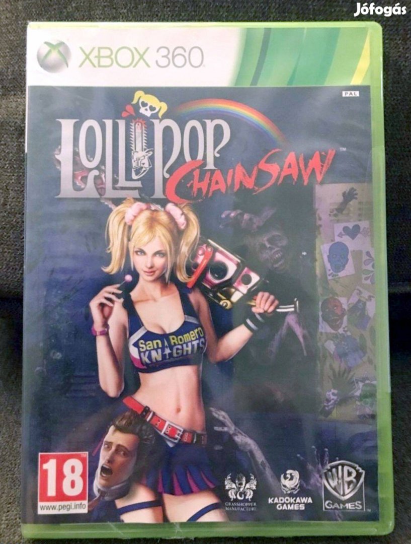 Eladó lollipop chainsaw xbox 360 játék