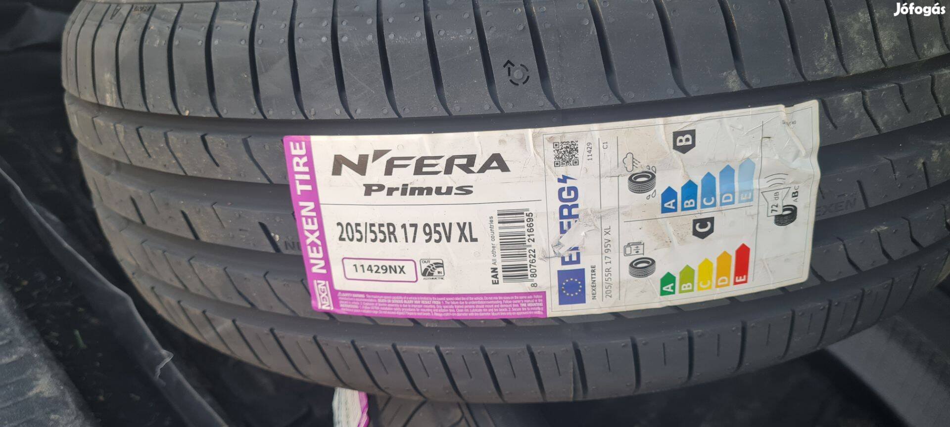 Eladó ma vásárolt Nexen Nfera Primus XL nyári gumi 2 darab!Felnin nem