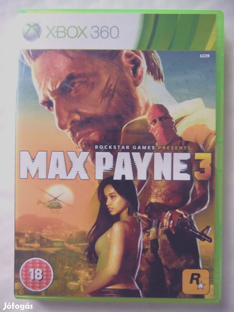 Eladó max payne 3 xbox 360 játék