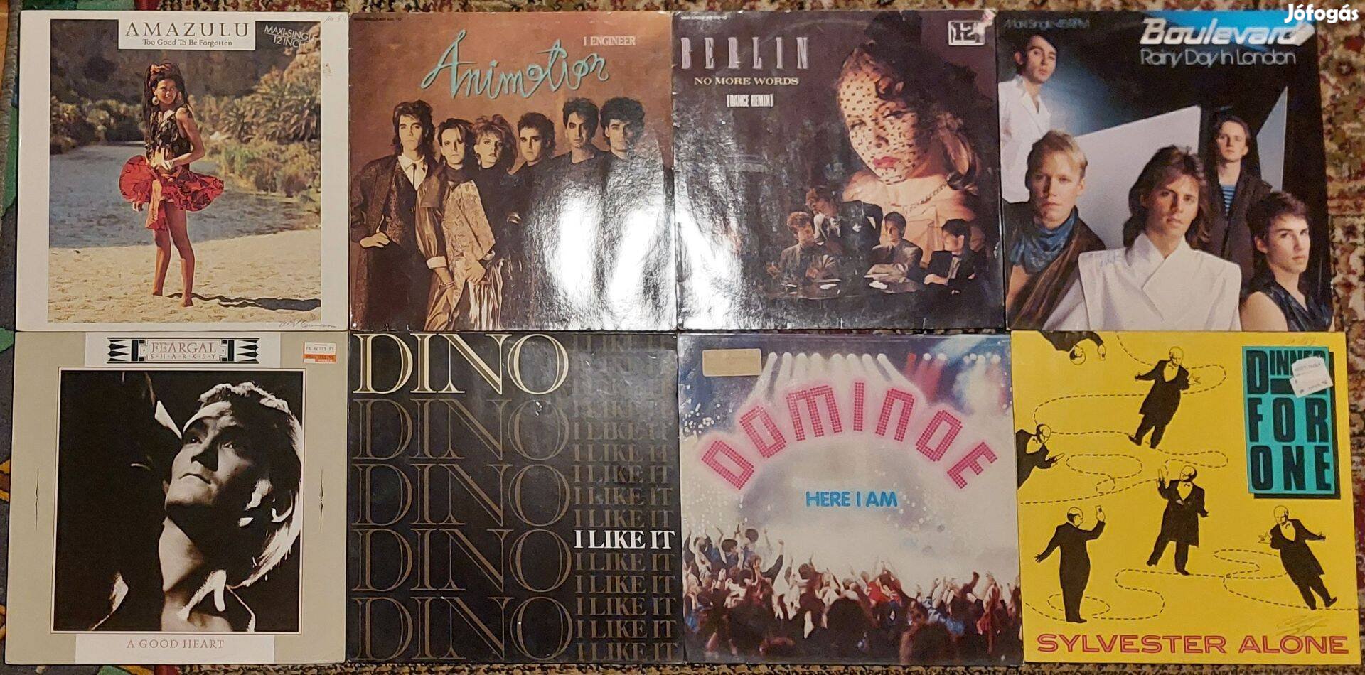 Eladó maxi lemezek 80-as évekből