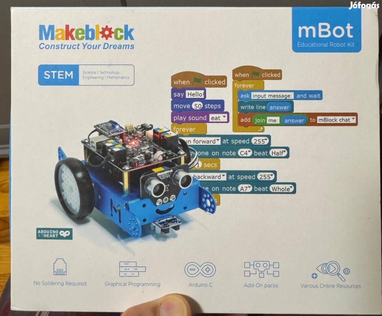 Eladó mbot oktató robot könnyedén tanulhatsz programozást és robotik