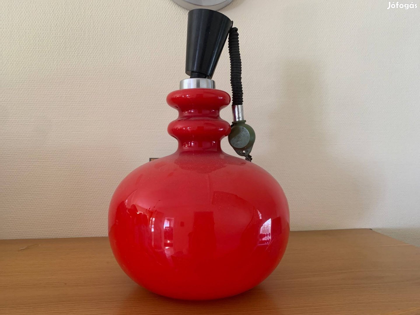 Eladó mennyezeti lámpa/ csillár, retro, piros