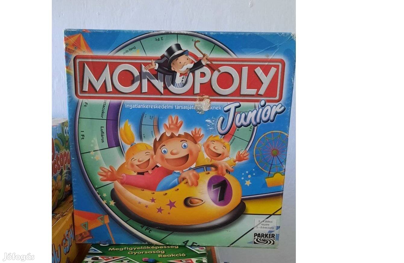 Eladó monopoly junior társasjáték