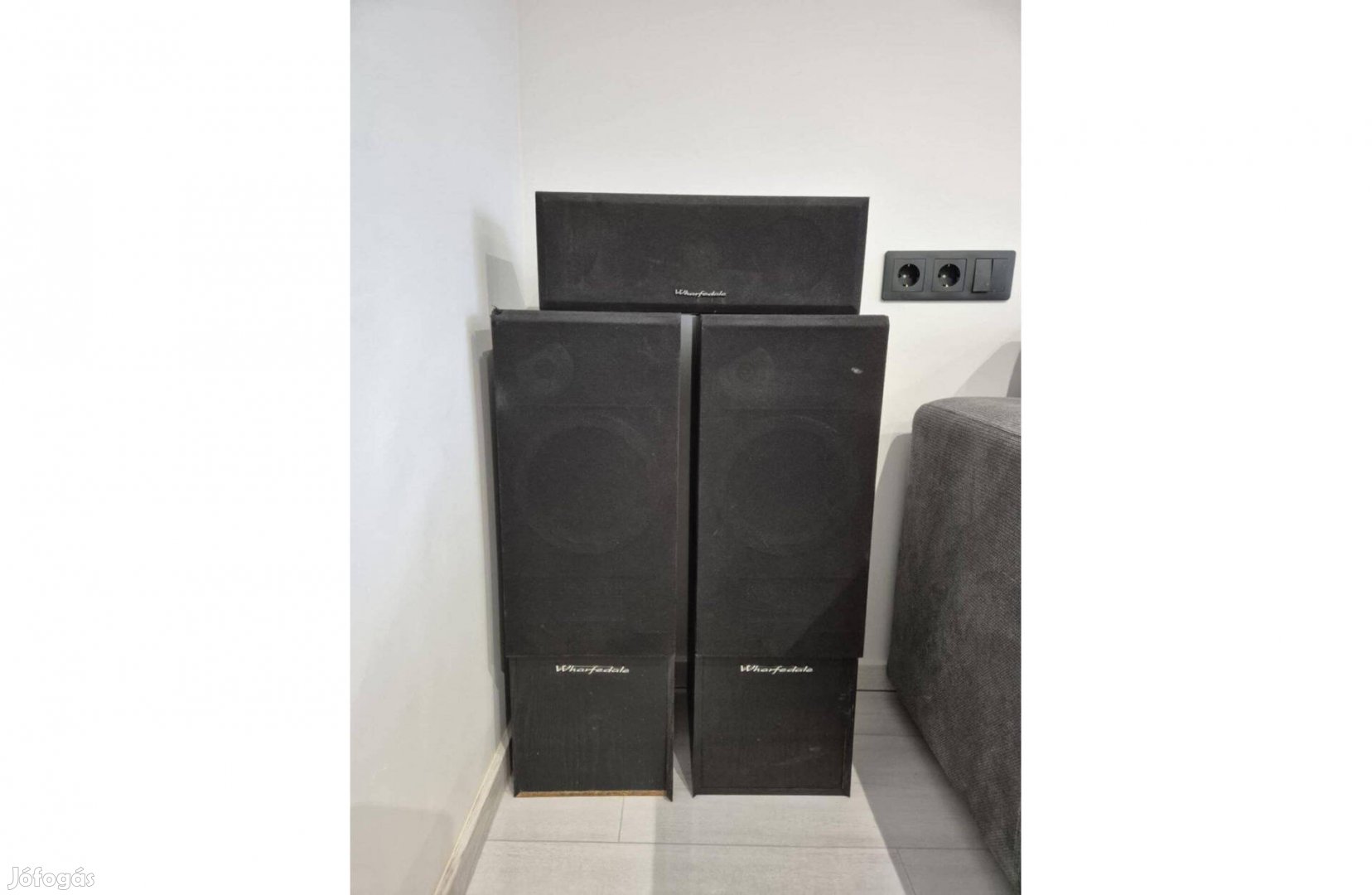 Eladó nagy hangfalak, erősítők