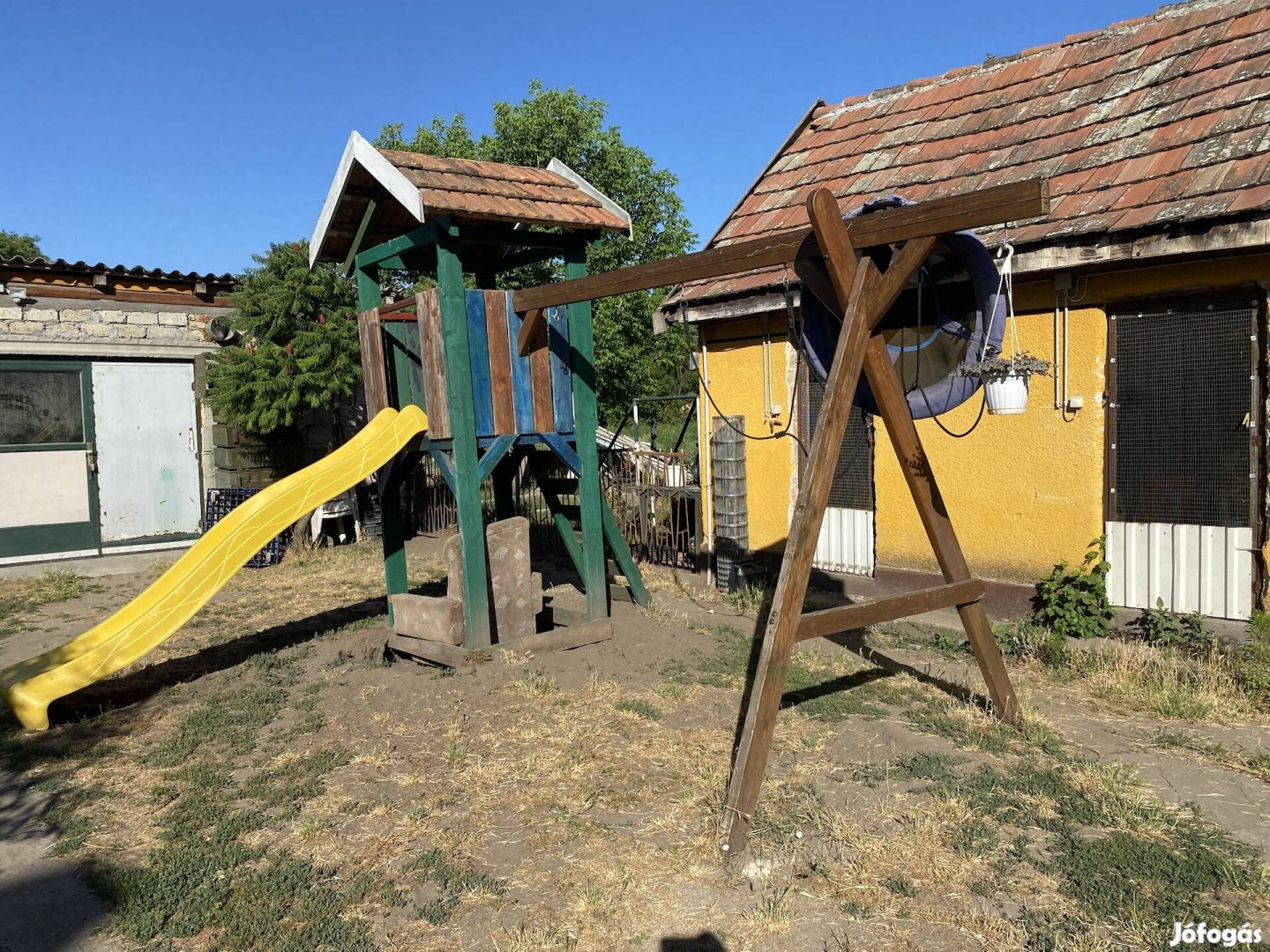 Eladó nagy hinta állvány játszóház