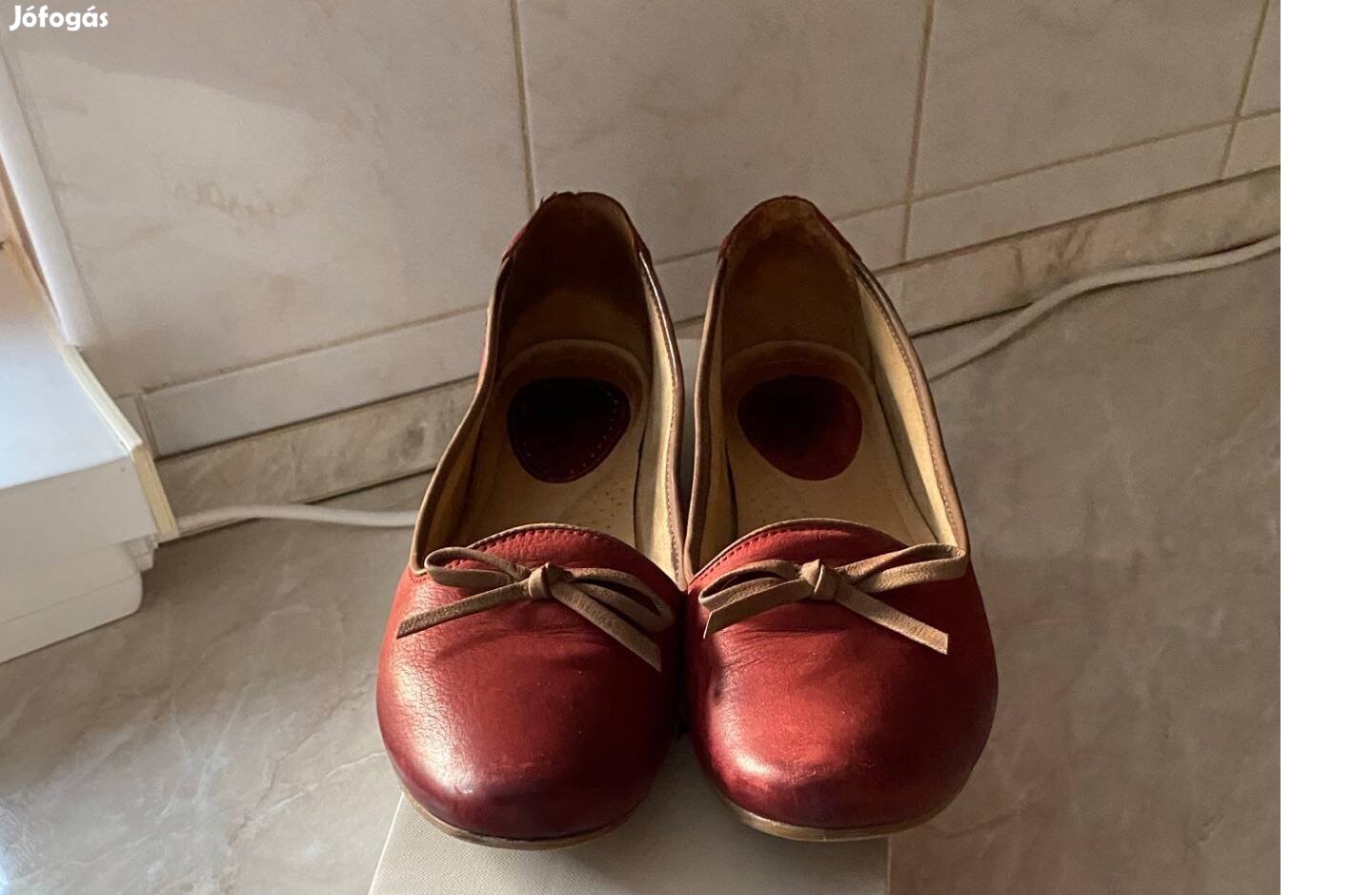 Eladó női balerina bőrcipő, 40