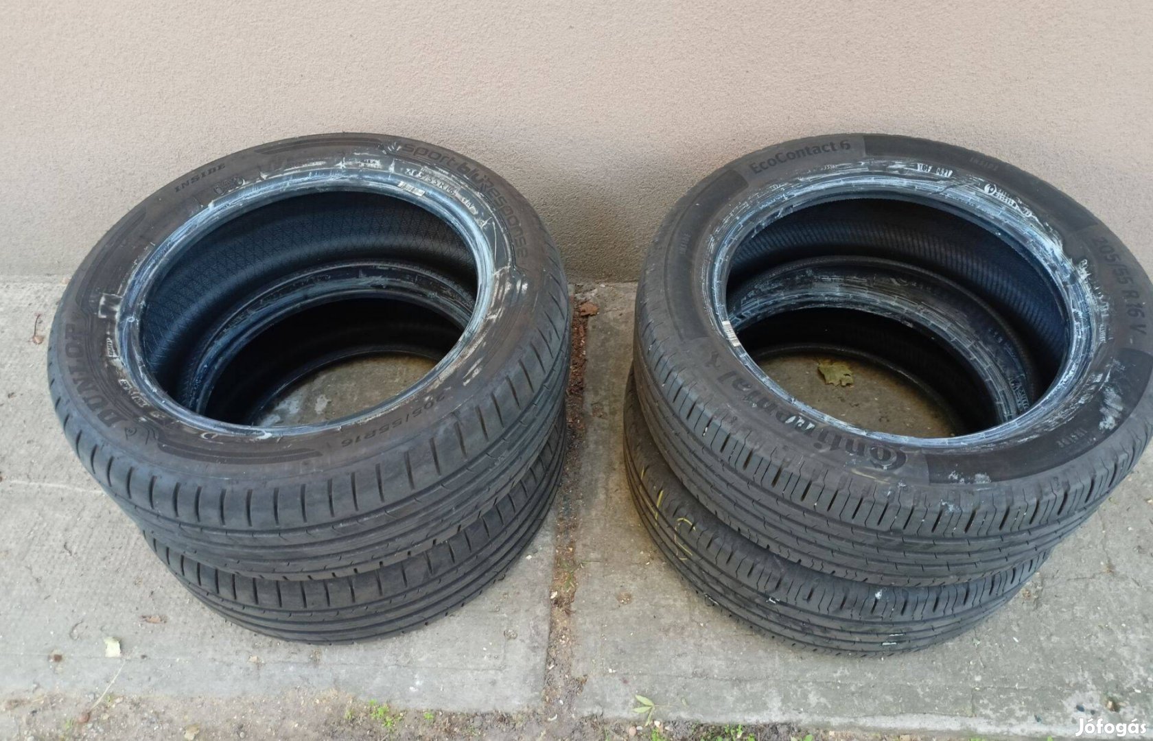 Eladó nyári gumi, Dunlop, Continental