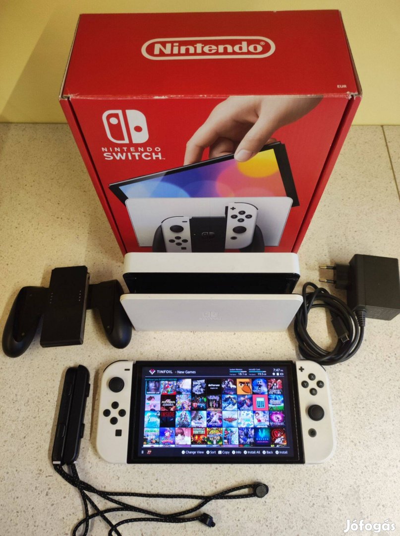 Eladó okosított Switch Oled 256gb