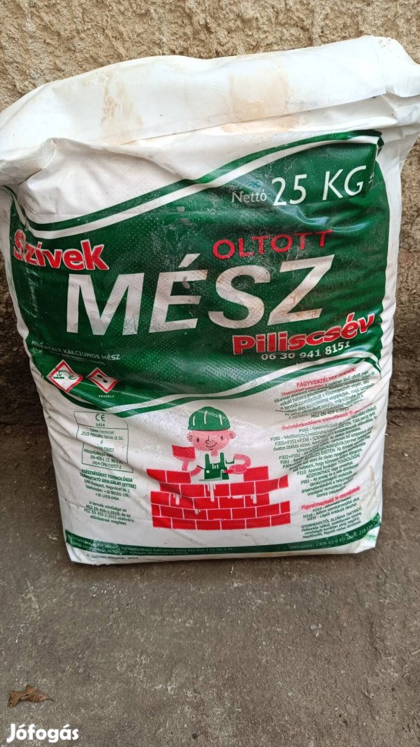 Eladó oltott mesz 25kg