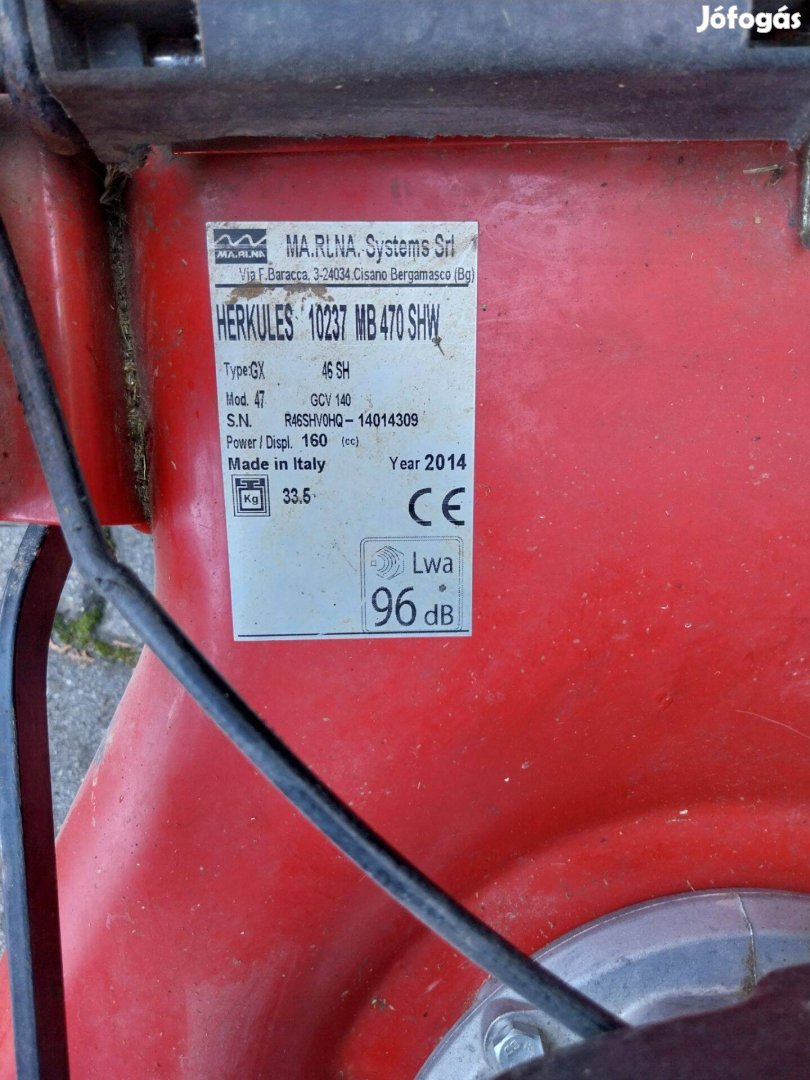 Eladó önjáró Honda fűnyíró