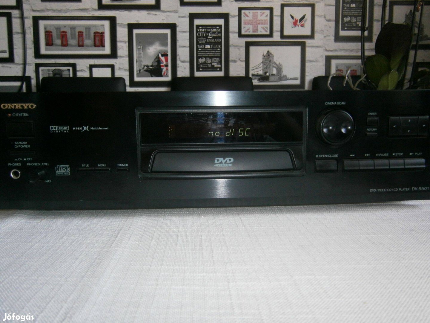 Elado onkyo dv-s501 dvd lejátszo
