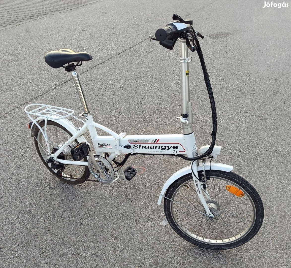 Eladó összecsukható hibrid e-bike, friss szerviz garanciával