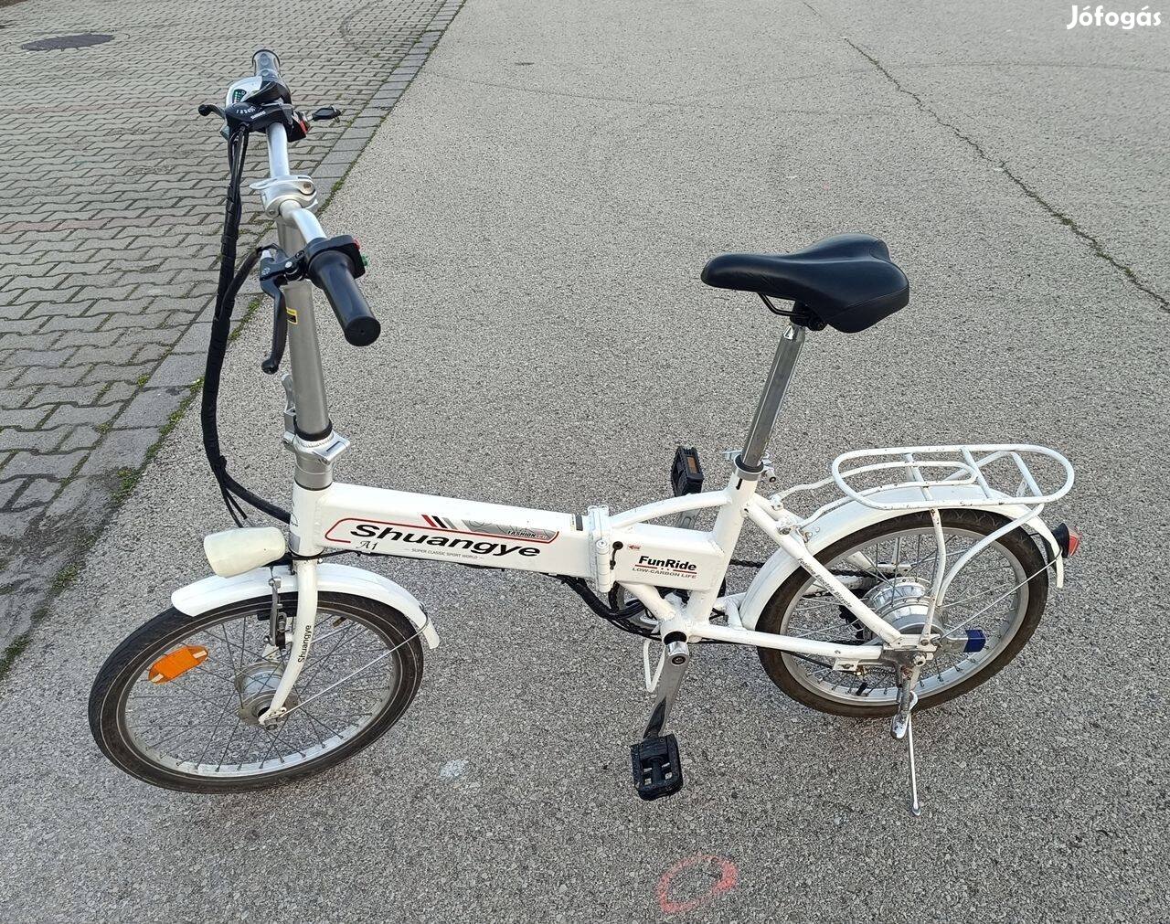 Eladó összecsukható hibrid e-bike, jó akkumulátorral
