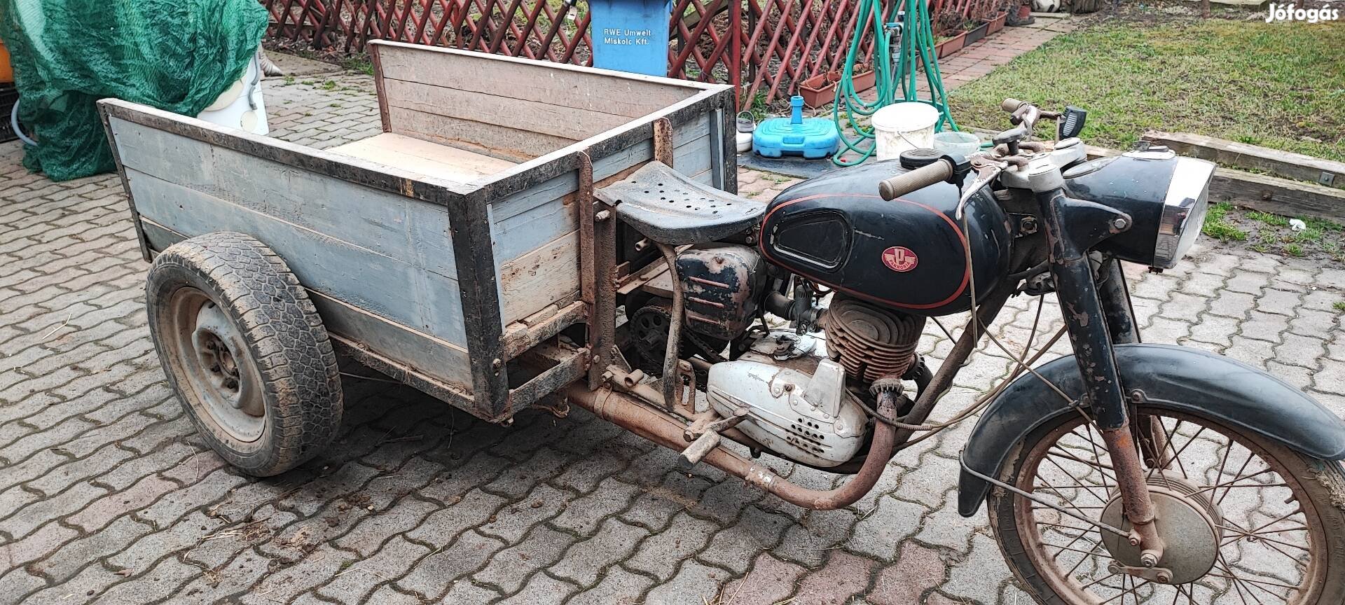 Eladó panónia motoros kistraktor 