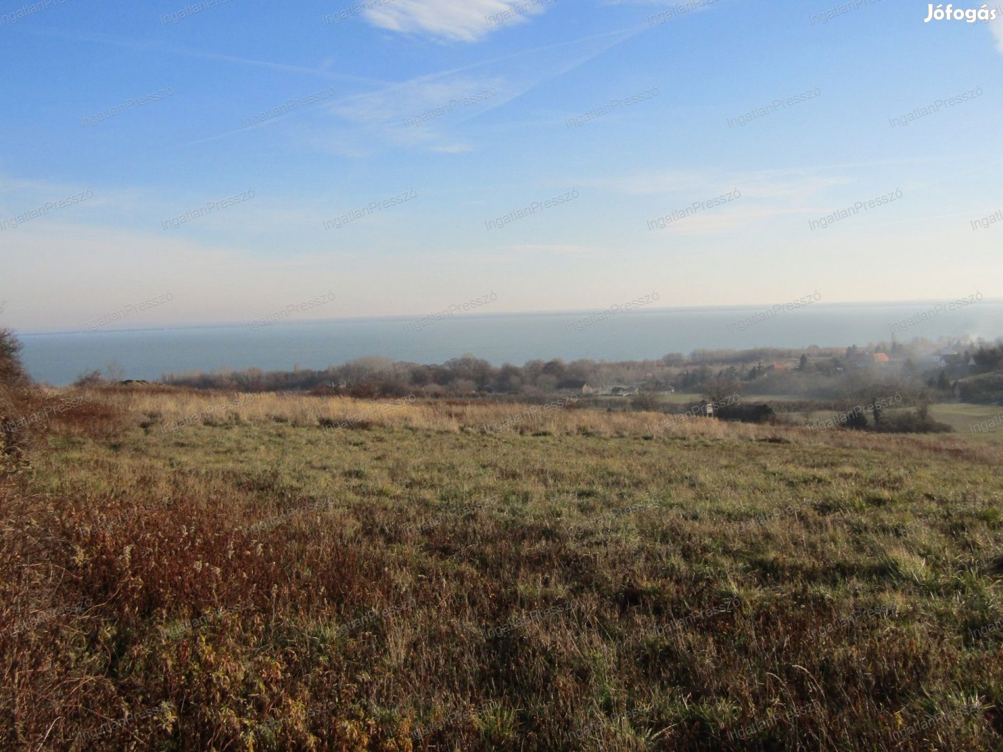 Eladó panorámás beépíthető külterület Balatonedericsen