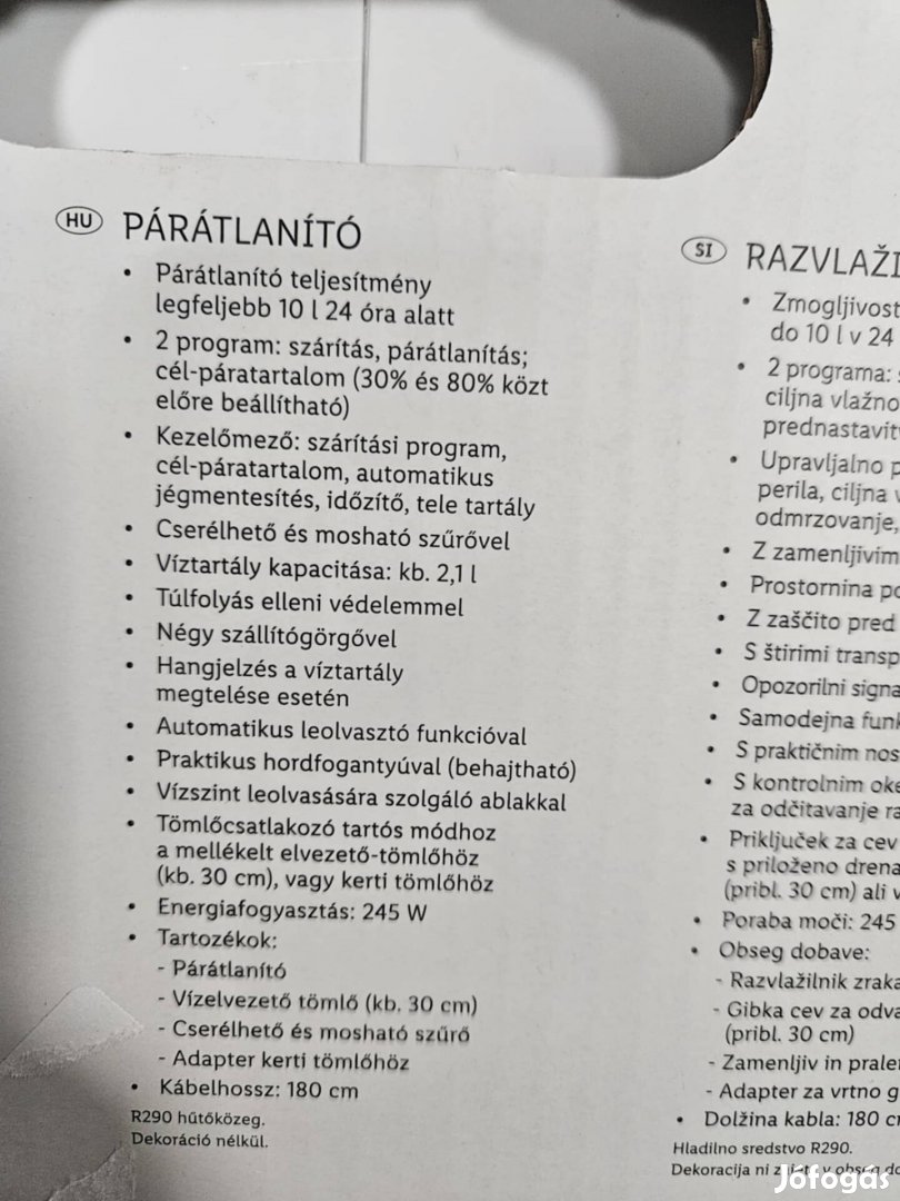 Eladó párátlantó