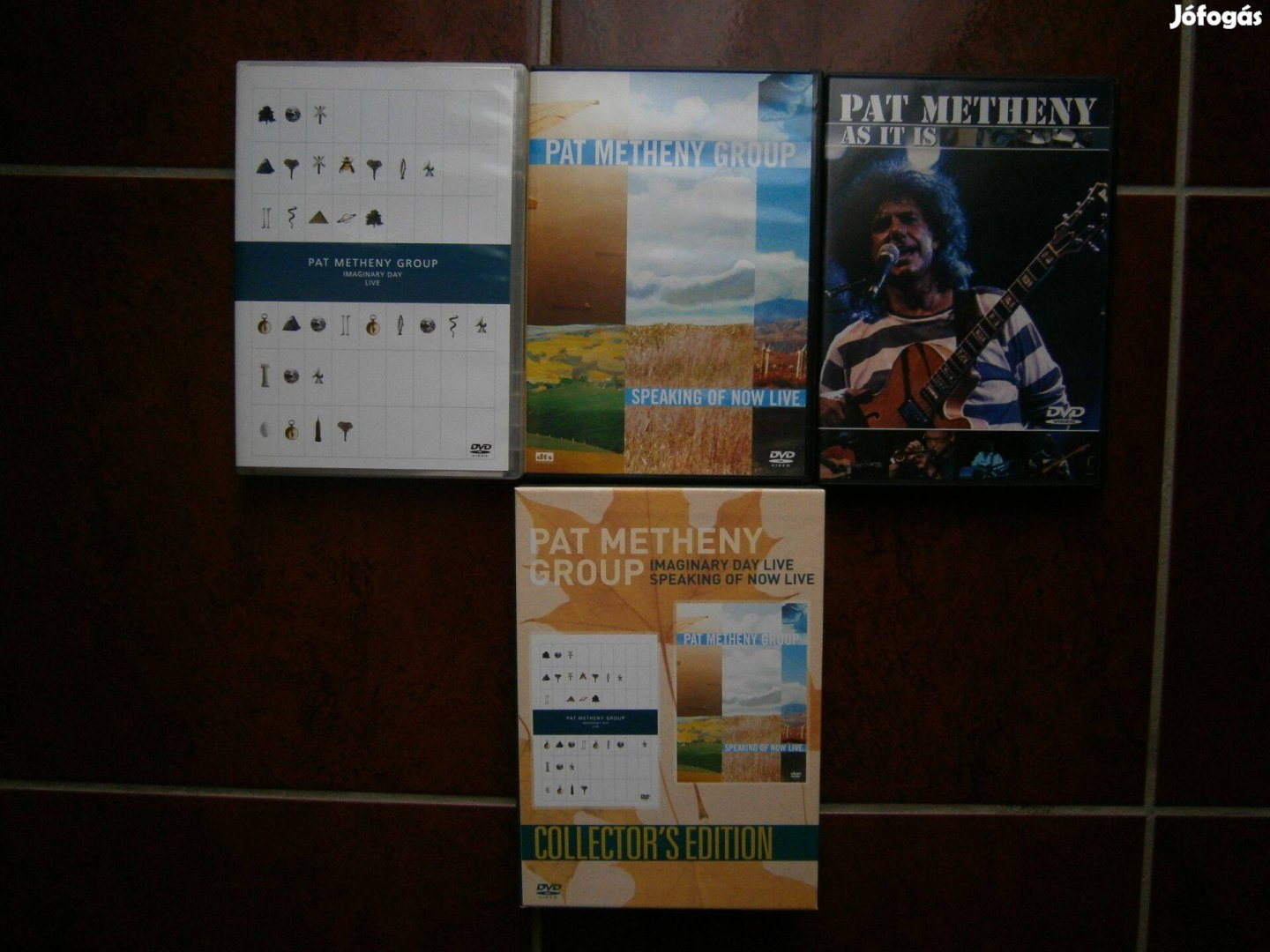 Elado pat matheny dvd lemezek