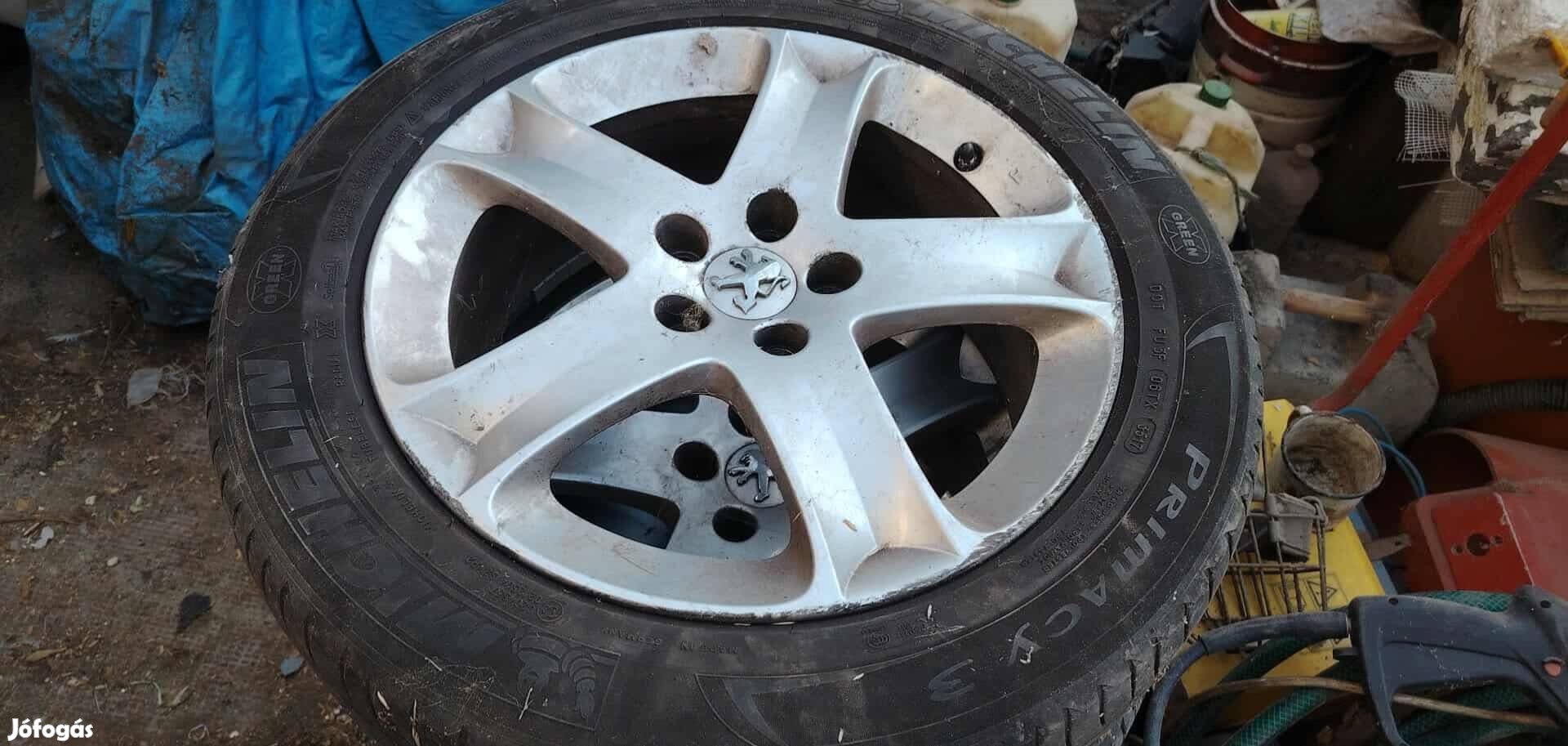 Eladó peugeot 407 aluminíum gyári felni gumistól