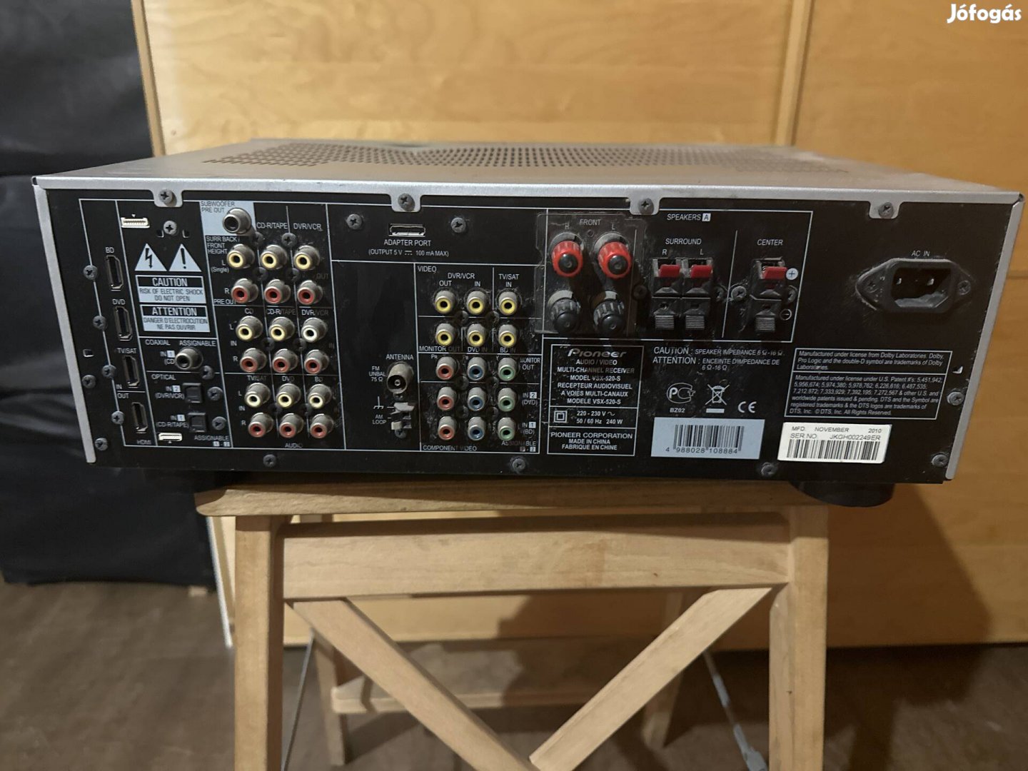 Eladó pioneer Vsx 920-S 7.1 házimozi erősitő