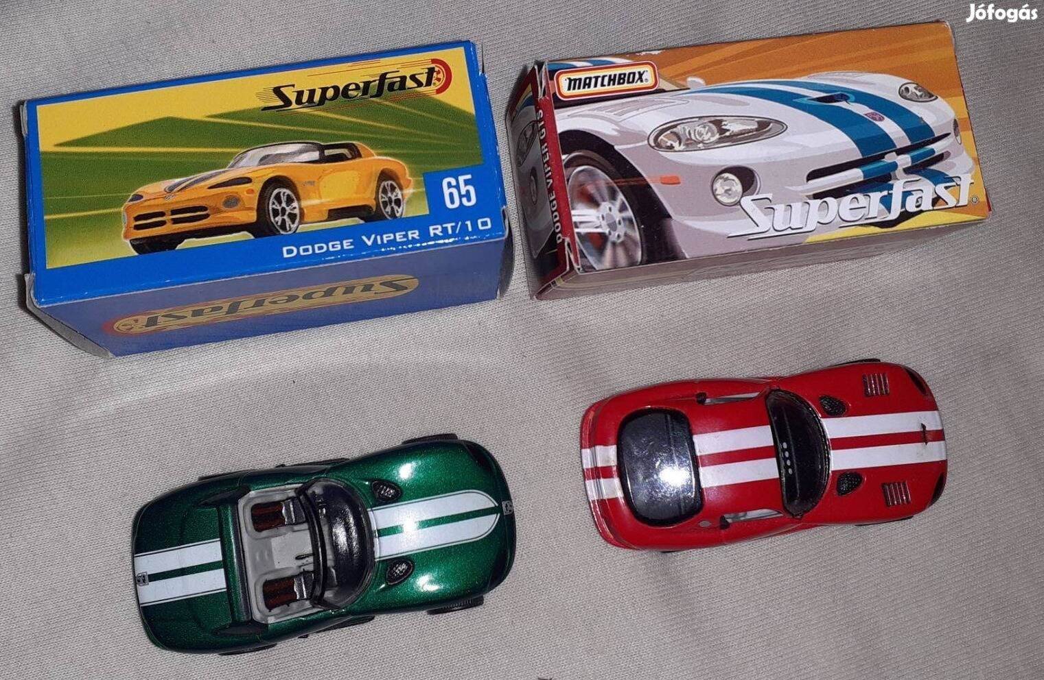 Eladó prémium gumikerekes Matchbox Superfast Dodge Viper