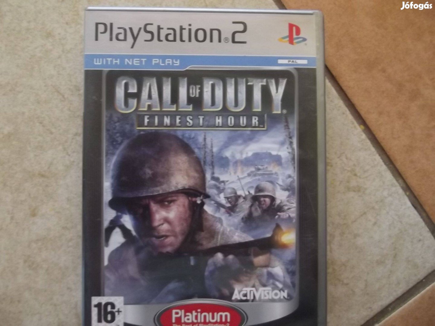 Eladó ps2 eredeti Játék : 61. Call of Duty Finest Hour ( karcmentes)