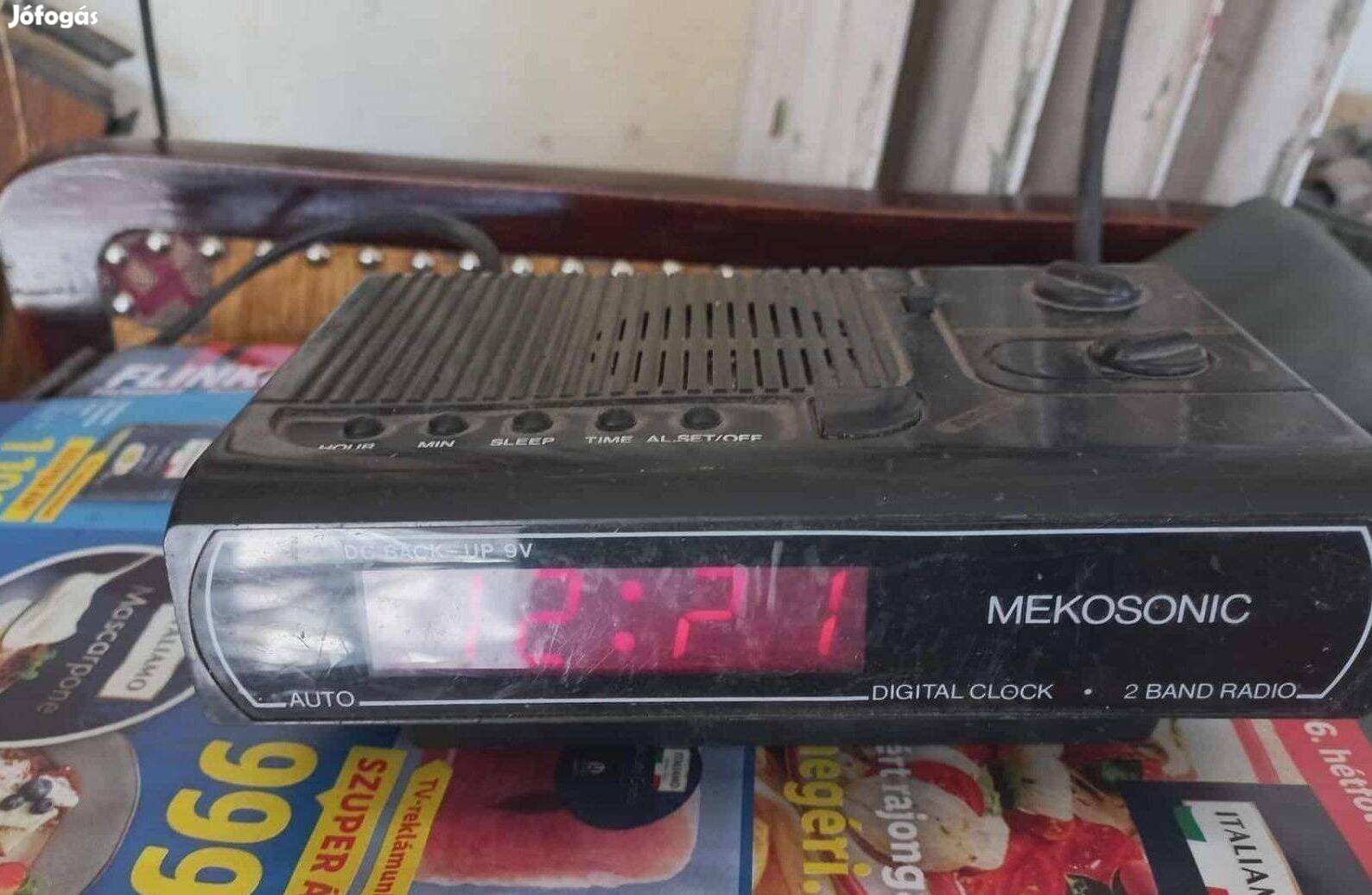 Eladó régi Mecosonic rádiós ébresztő óra