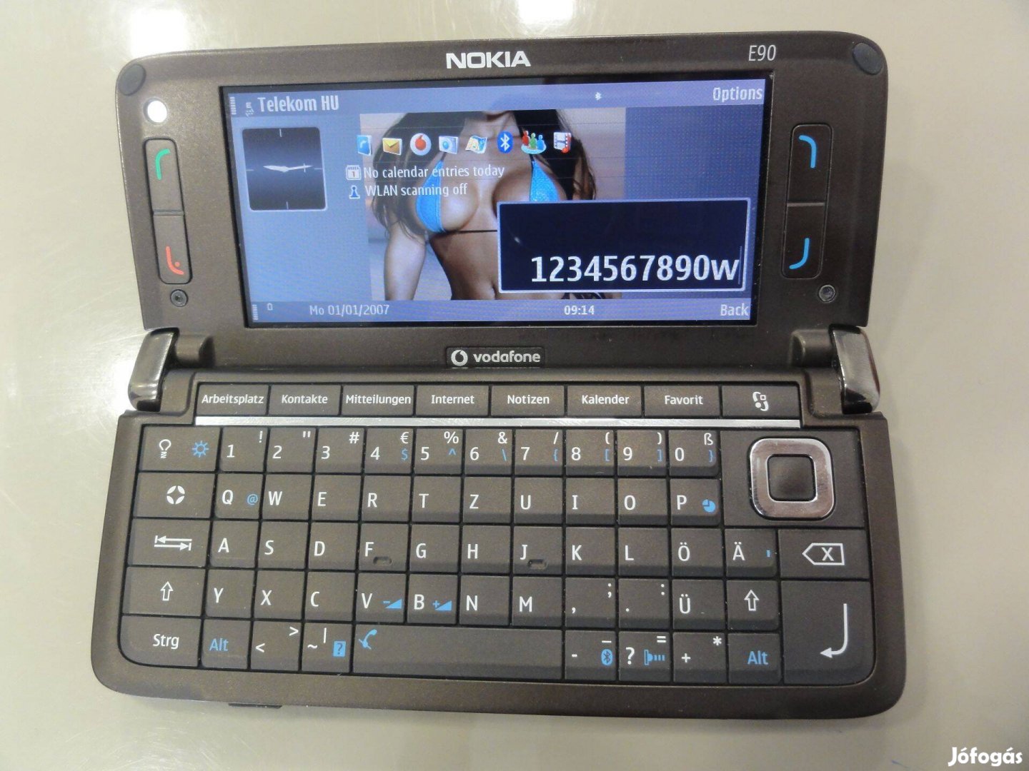 Eladó ritka Nokia E90 kártyafüggetlen szép állapotban hibátlan működés
