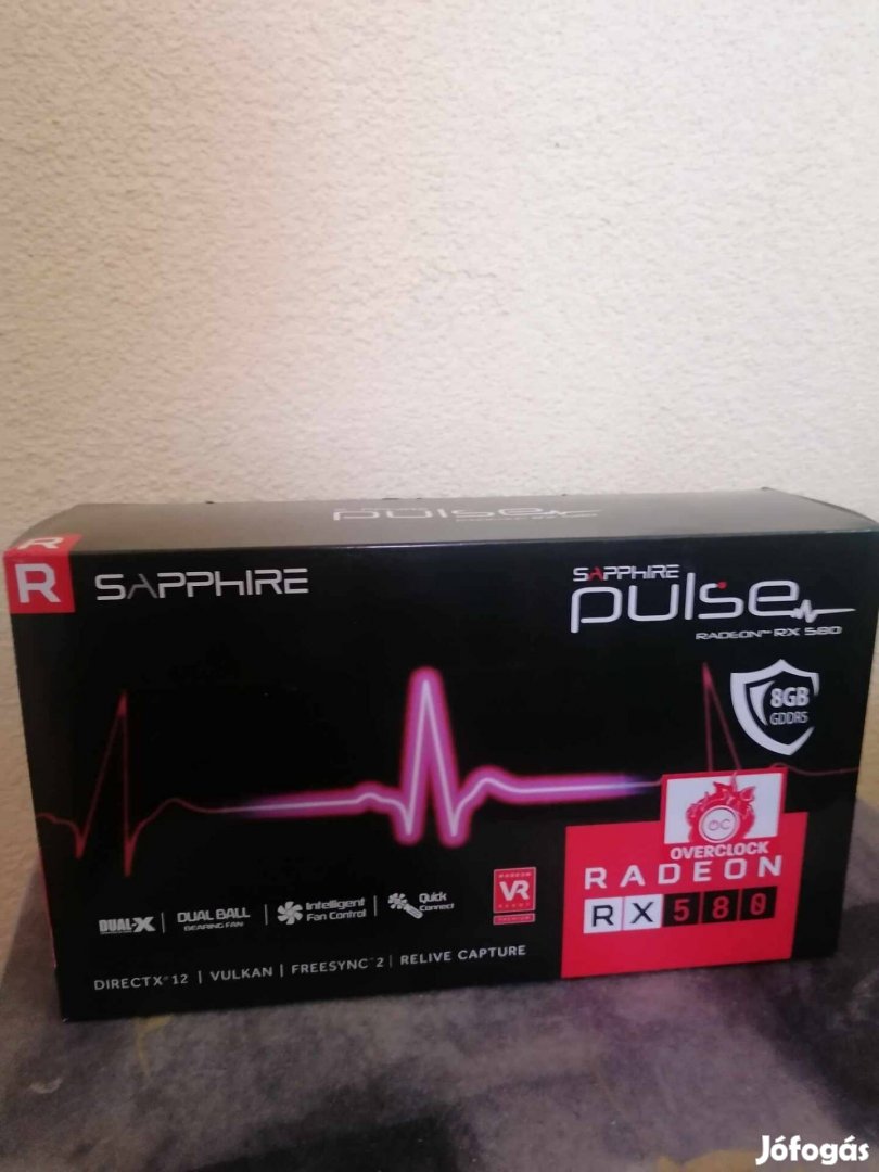 Eladó rx 580 pulse 8gb