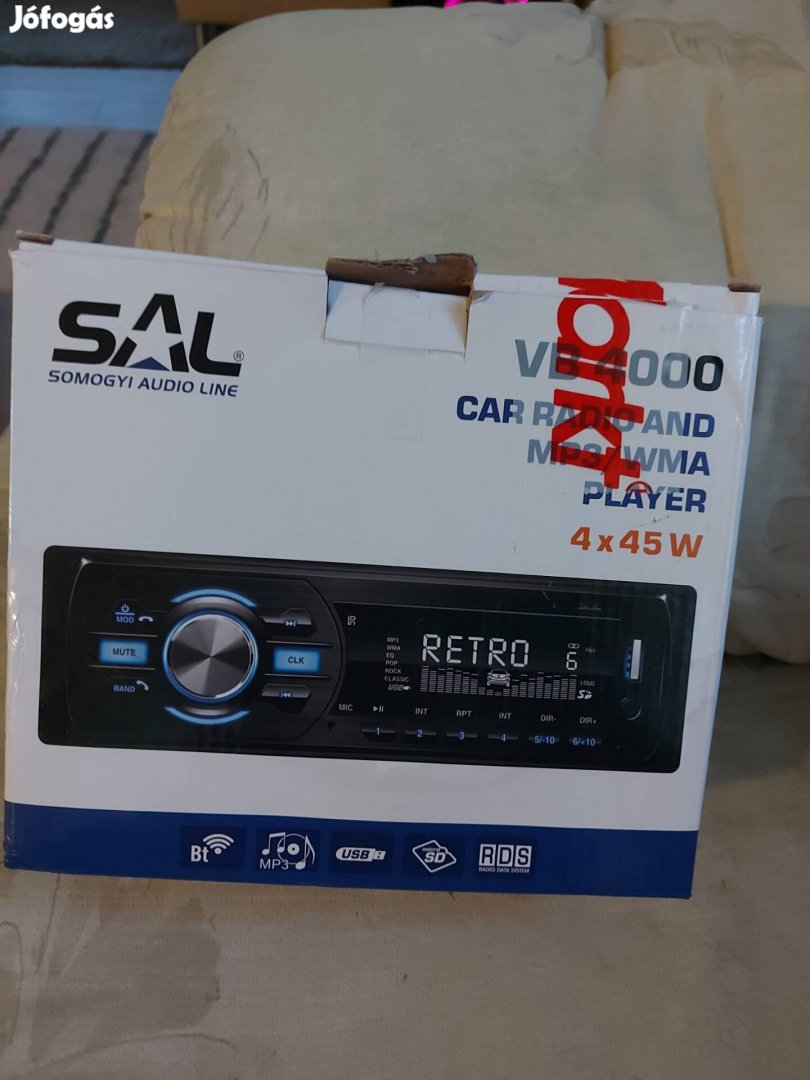 Elado sal bt usb fejegység 