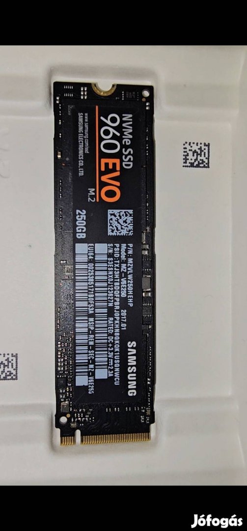 Eladó samsung 250gb nvme M.2 ssd