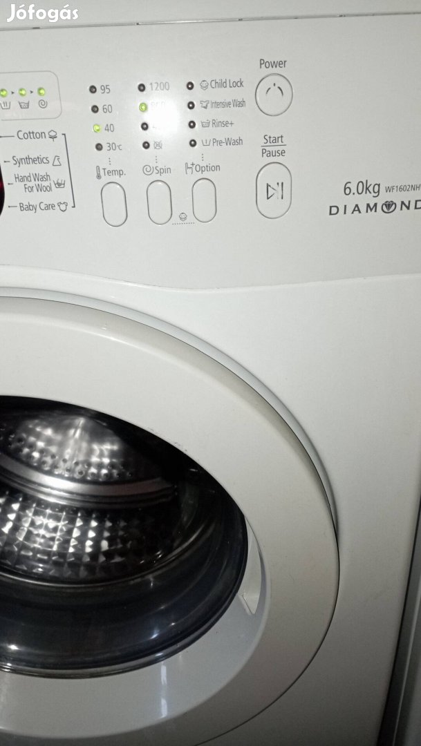 Eladó samsung elöltöltős 6 kg 1200 rpm