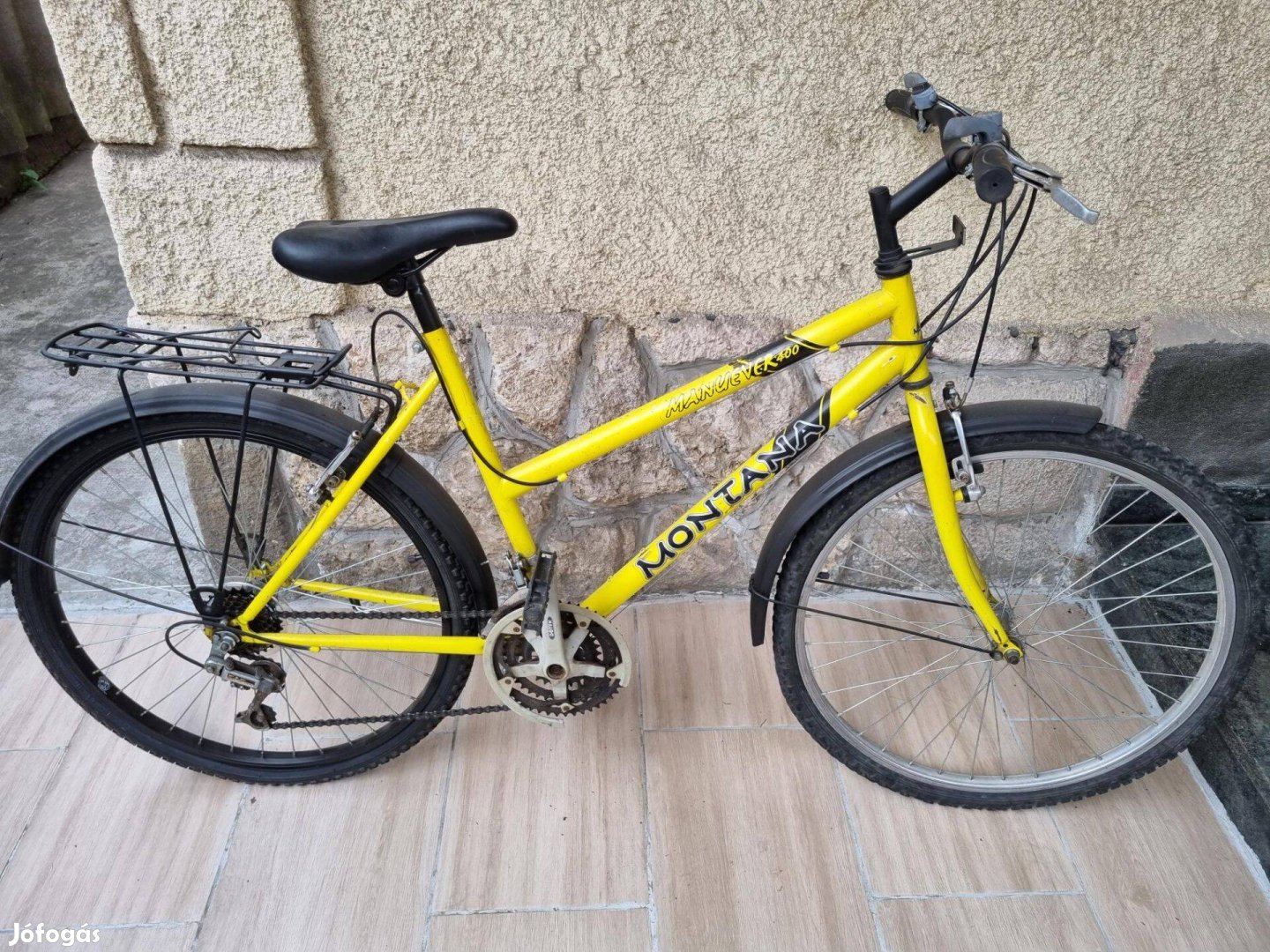 Eladó sárga kerékpár - női vázas - 26 -os