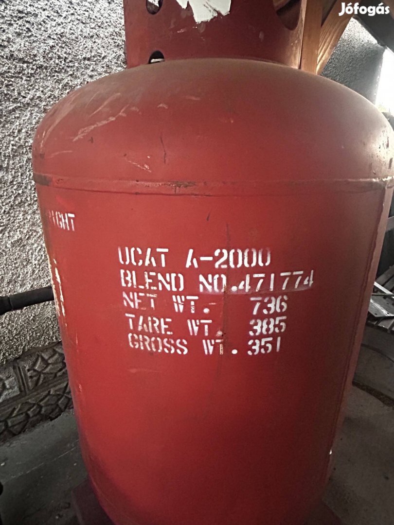 Eladó sűrített levegő tartály