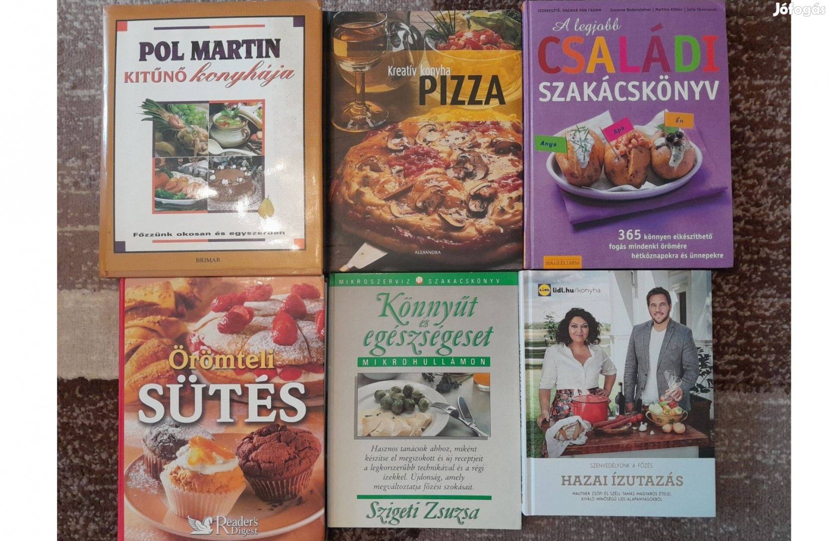 Eladó szakácskönyvek