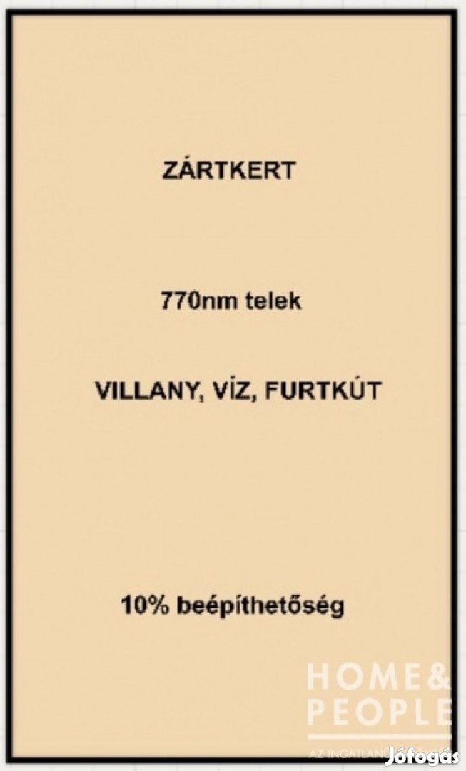 Eladó telek Szeged-Gyálaréten!