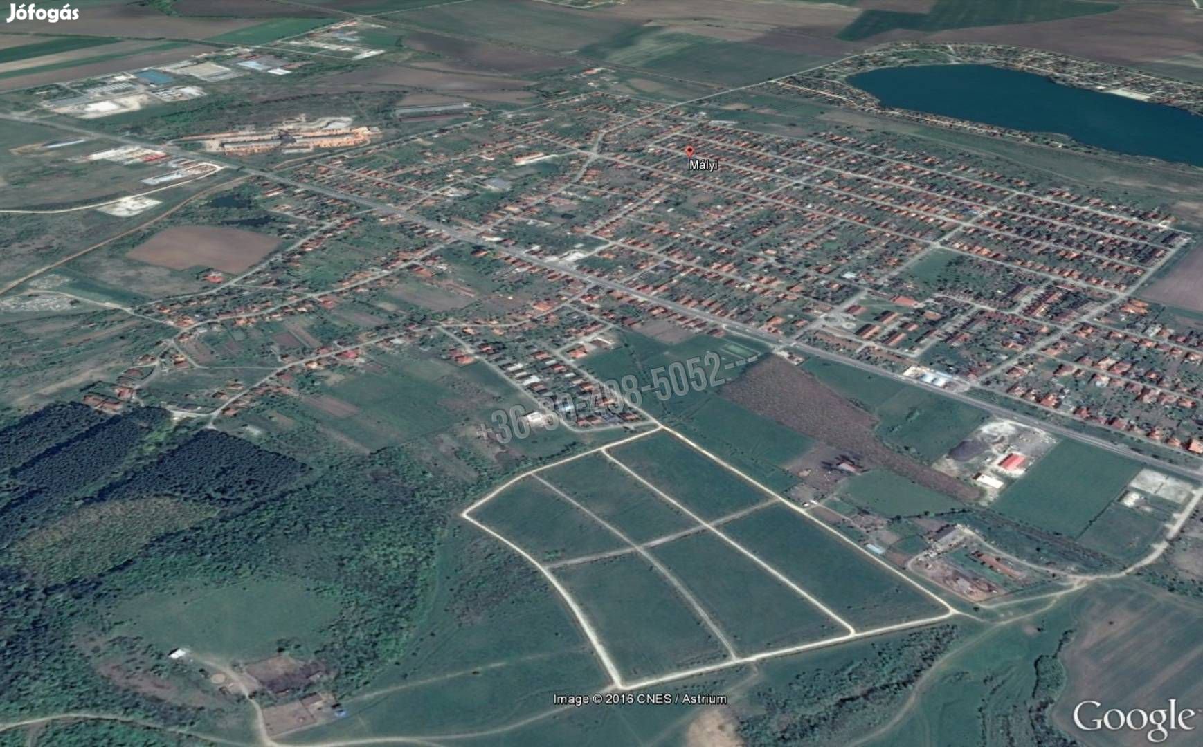 Eladó telek, Mályi, 12000000 Ft, 851 nm 32_ich