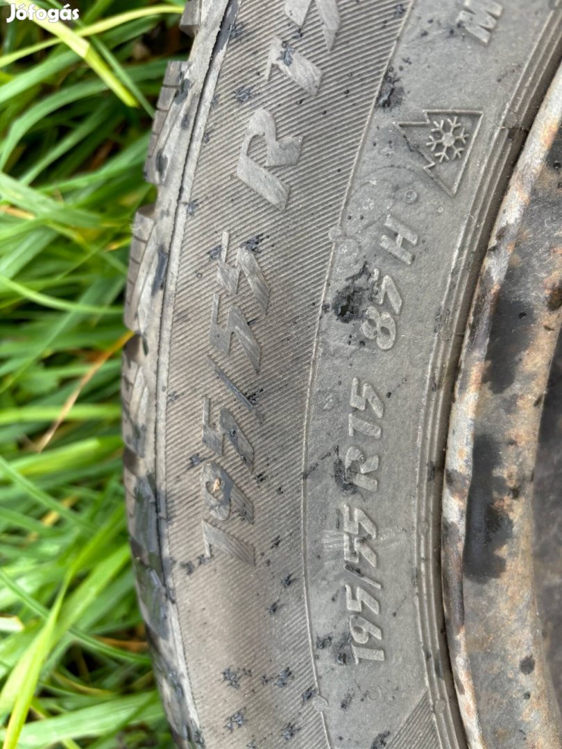 Eladó téli gumi-Peugeot, Citroen felnivel