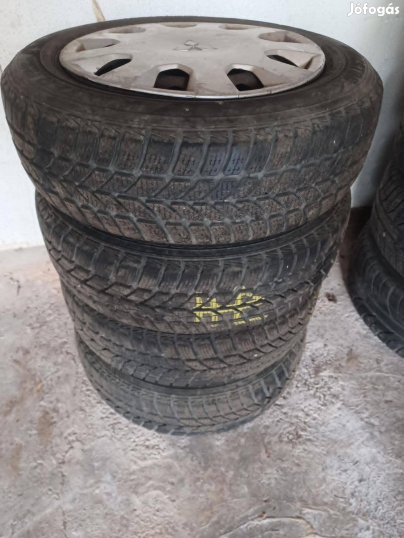 Eladó téli gumik acélfelnin