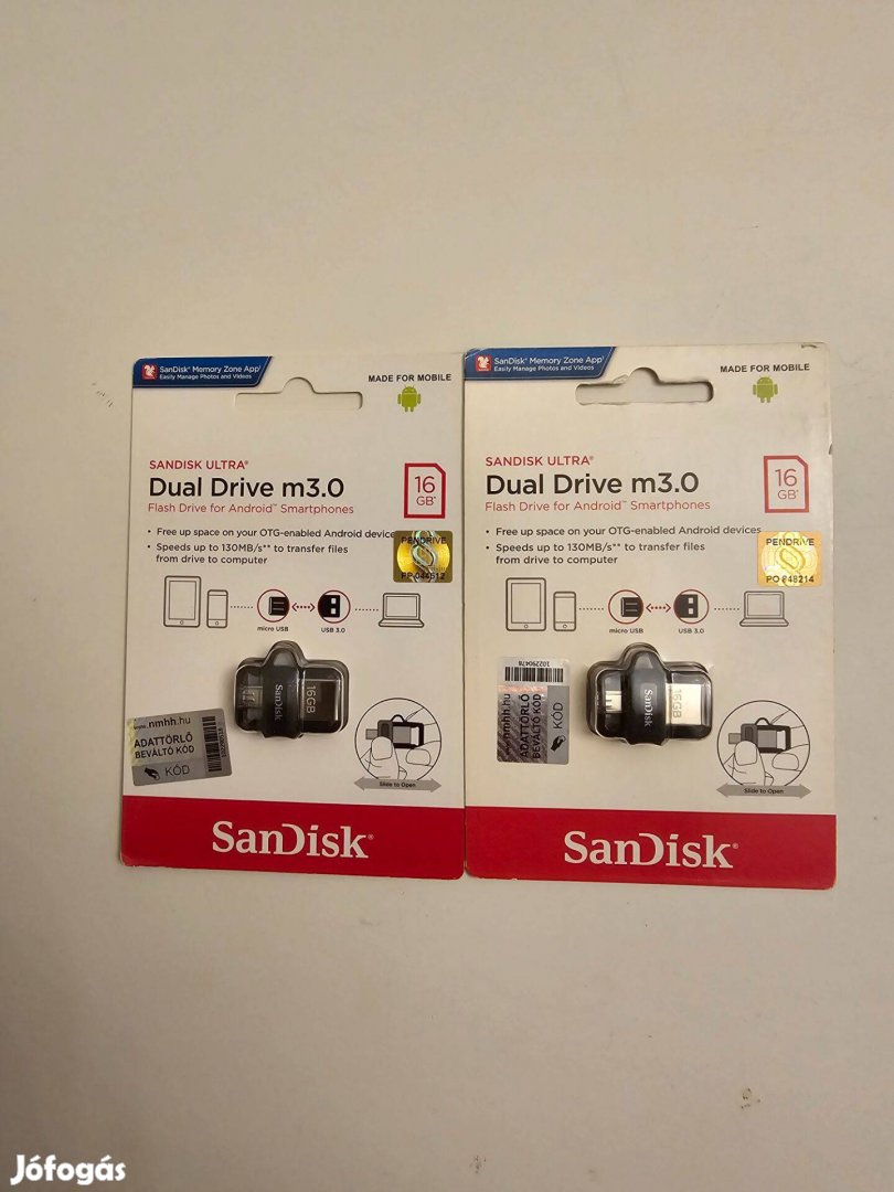 Eladó több bontatlan sandisk pendrive