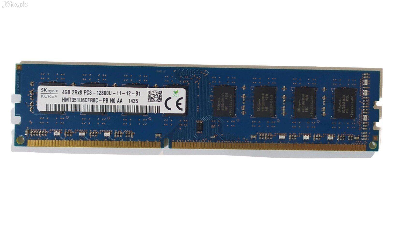 Eladó több darab DDR3 4gb 1600 MHz asztali PC ram modul!